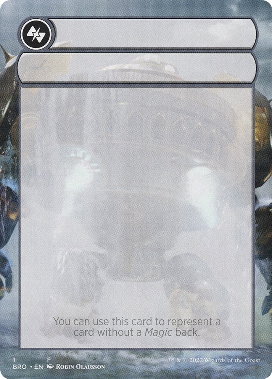 Helper Card [The Brothers' War Tokens] | Gate City Games LLC