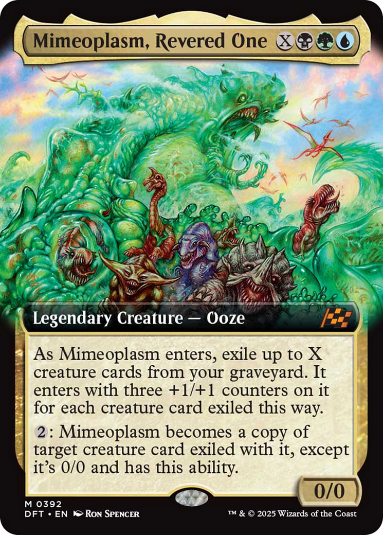 Mimeoplasm, Revered One (Extended Art) [Aetherdrift] | Gate City Games LLC