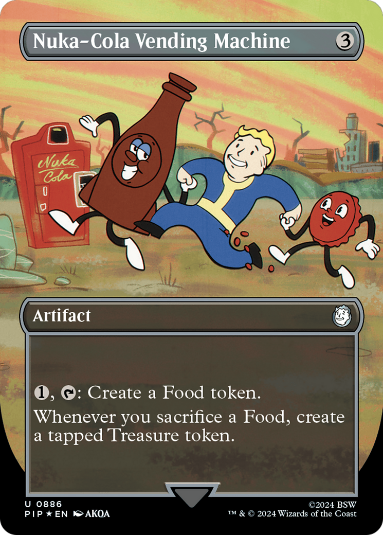 Nuka-Cola Vending Machine (Borderless) (Surge Foil) [Fallout] | Gate City Games LLC
