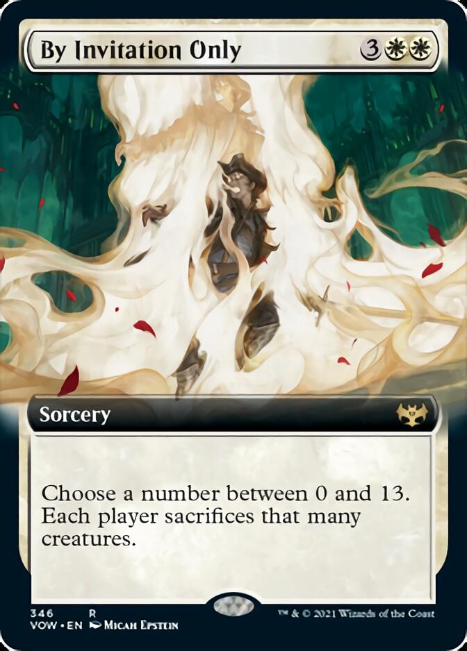 By Invitation Only (Extended Art) [Innistrad: Crimson Vow] | Gate City Games LLC