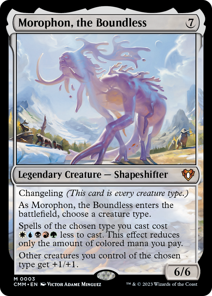 Morophon, the Boundless [Commander Masters] | Gate City Games LLC