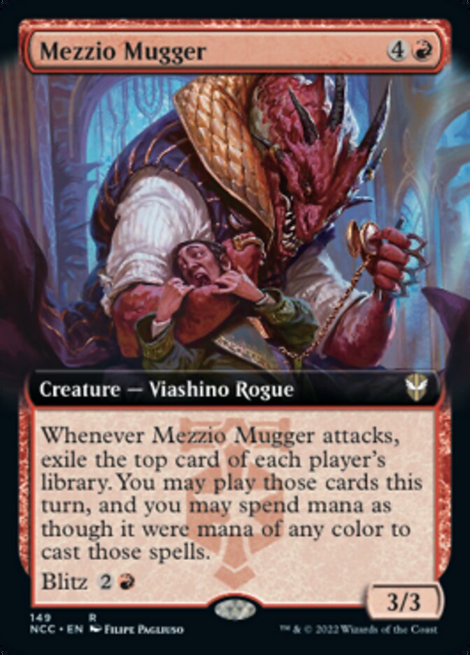Mezzio Mugger (Extended Art) [Streets of New Capenna Commander] | Gate City Games LLC