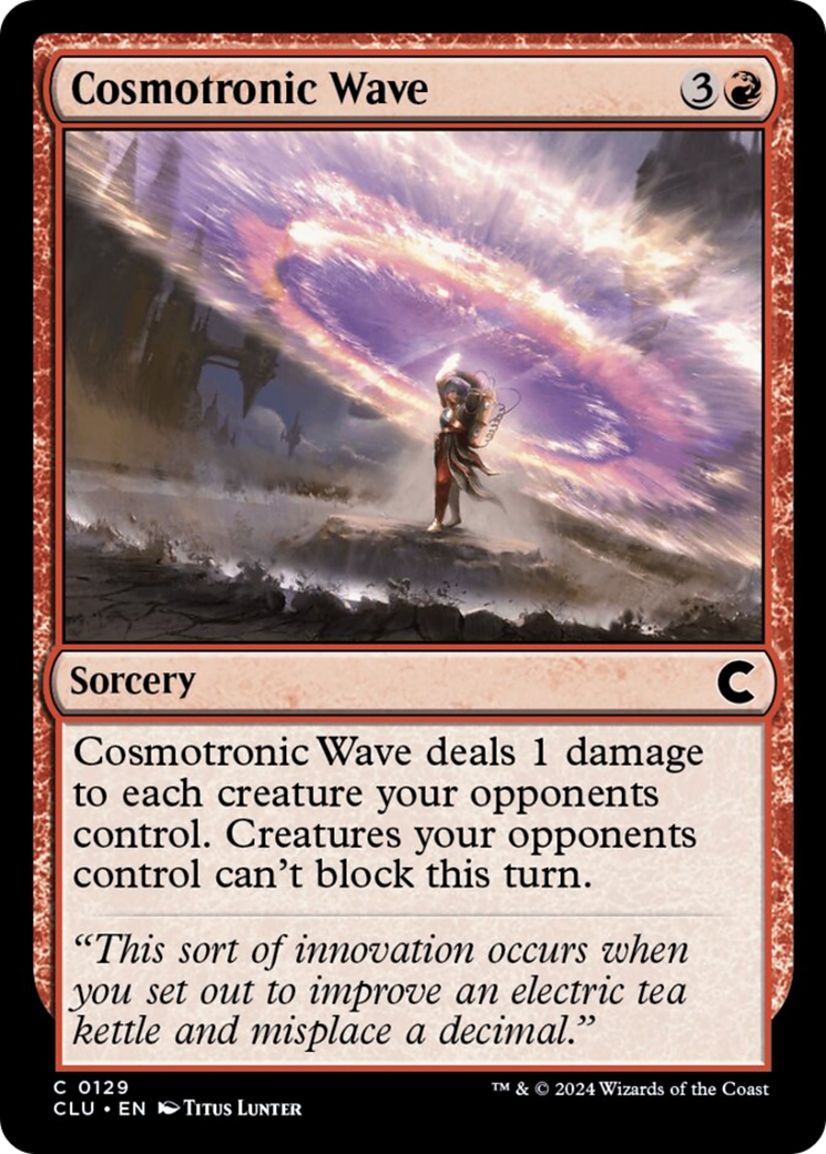 Cosmotronic Wave [Ravnica: Clue Edition] | Gate City Games LLC
