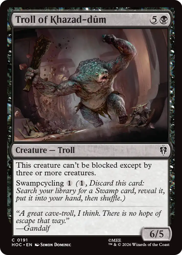 Troll of Khazad-dum [The Hobbit: Eternal-Legal] | Gate City Games LLC