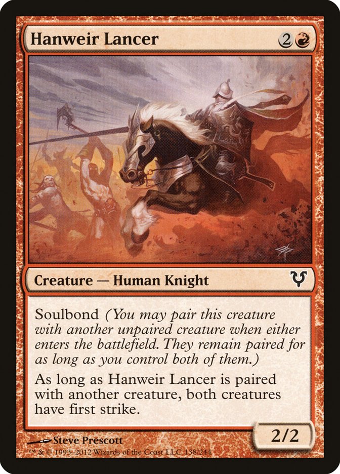 Hanweir Lancer [Avacyn Restored] | Gate City Games LLC