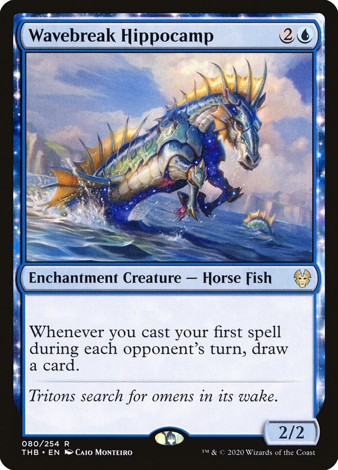 Wavebreak Hippocamp [Theros Beyond Death] | Gate City Games LLC