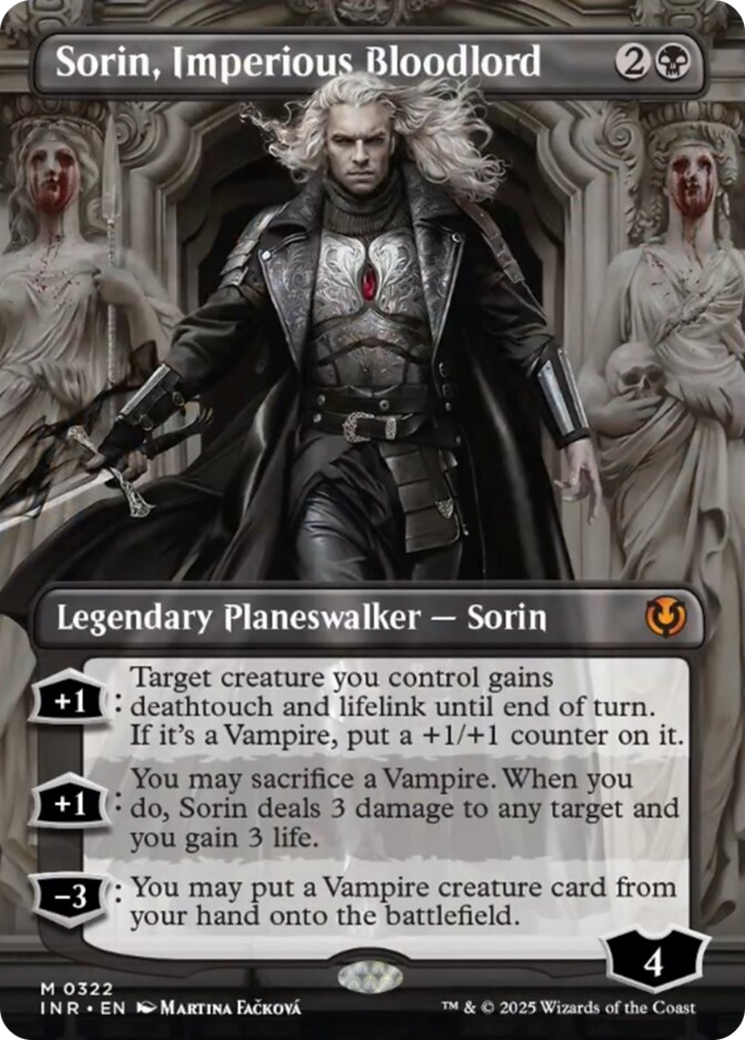 Sorin, Imperious Bloodlord (Borderless) [Innistrad Remastered] | Gate City Games LLC