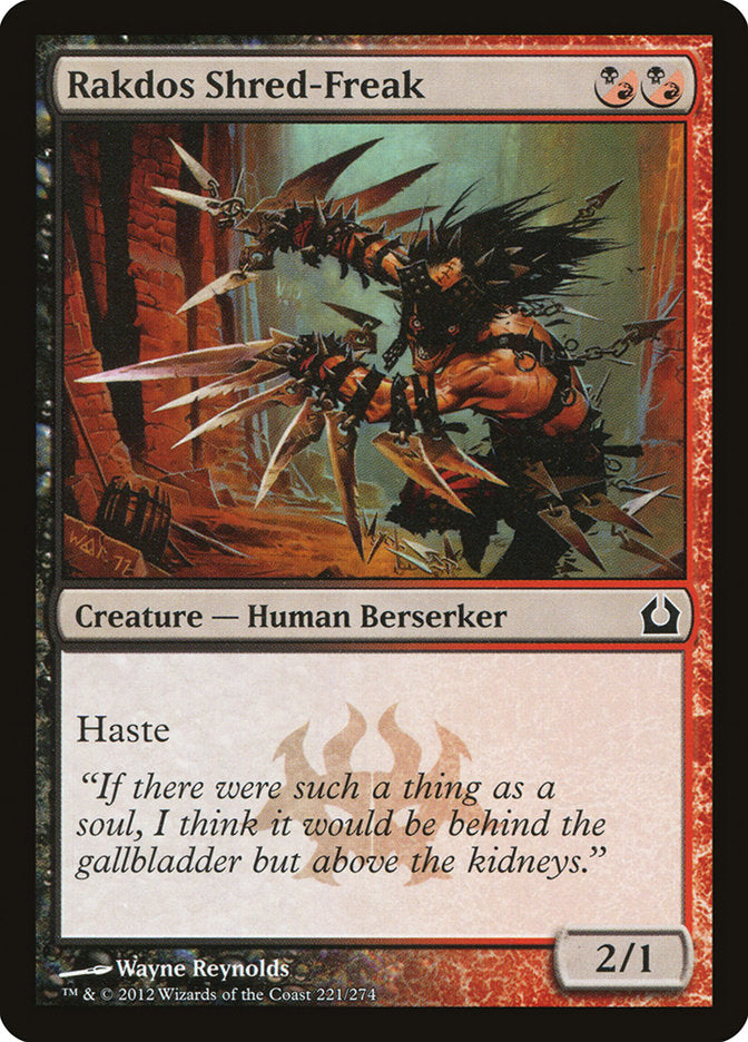 Rakdos Shred-Freak [Return to Ravnica] | Gate City Games LLC