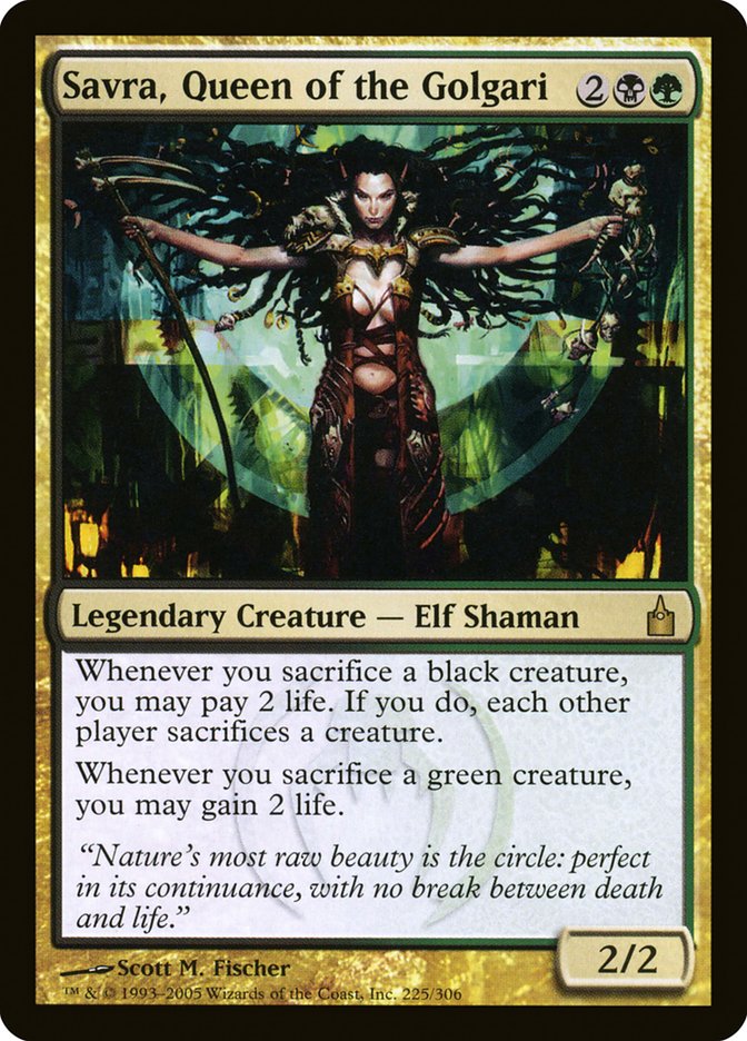 Savra, Queen of the Golgari [Ravnica: City of Guilds] | Gate City Games LLC