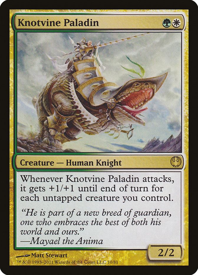 Knotvine Paladin [Duel Decks: Knights vs. Dragons] | Gate City Games LLC
