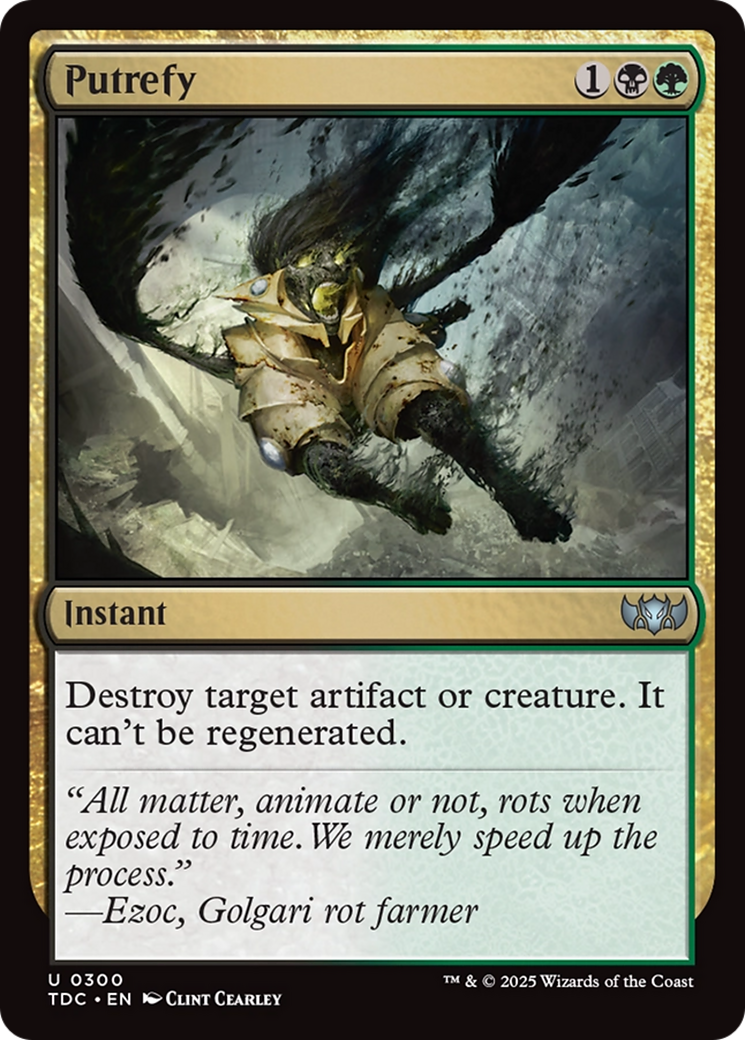 Putrefy [Tarkir: Dragonstorm Commander] | Gate City Games LLC