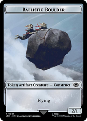 Ballistic Boulder // Food (0024) Double-Sided Token (Surge Foil) [The Lord of the Rings: Tales of Middle-Earth Tokens] | Gate City Games LLC