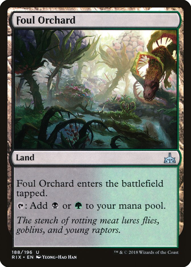 Foul Orchard [Rivals of Ixalan] | Gate City Games LLC