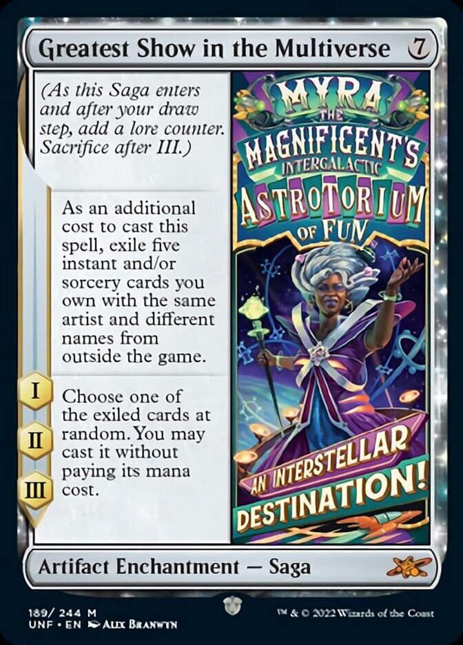 Greatest Show in the Multiverse [Unfinity] | Gate City Games LLC