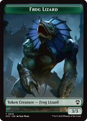 Food // Frog Lizard Double-Sided Token [Secrets of Strixhaven Commander Tokens] | Gate City Games LLC