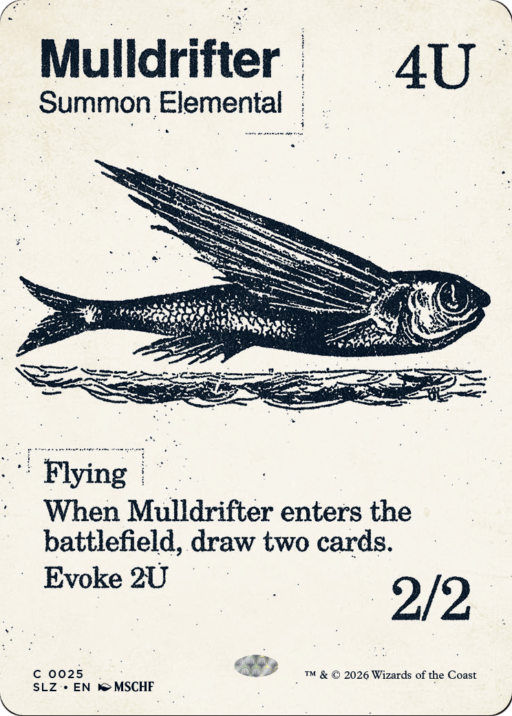 Mulldrifter (0025) [Secret Lair x MSCHF: The Zeta Set] | Gate City Games LLC