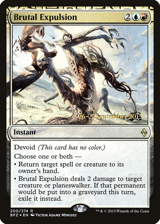 Brutal Expulsion [Battle for Zendikar Prerelease Promos] | Gate City Games LLC