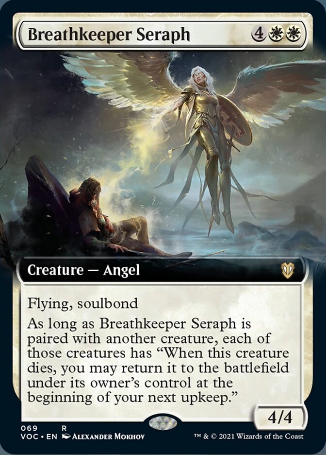 Breathkeeper Seraph (Extended Art) [Innistrad: Crimson Vow Commander] | Gate City Games LLC