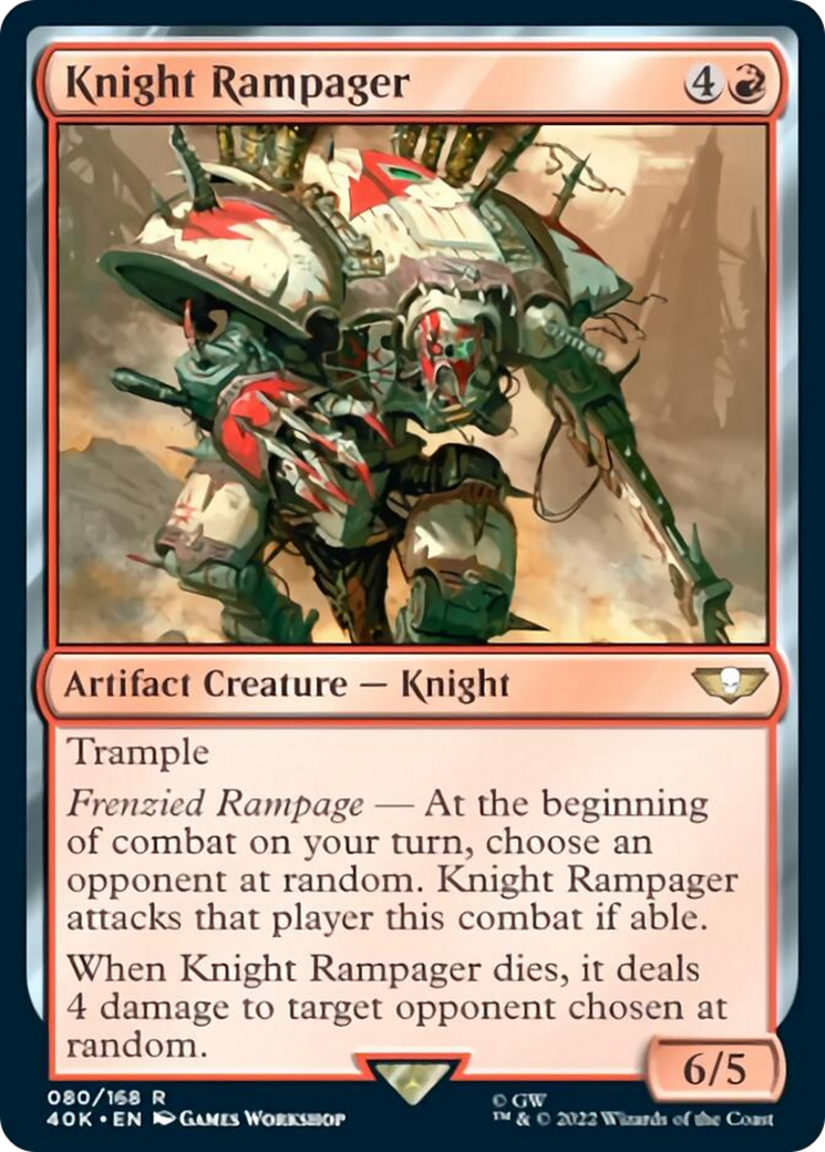 Knight Rampager [Warhammer 40,000] | Gate City Games LLC