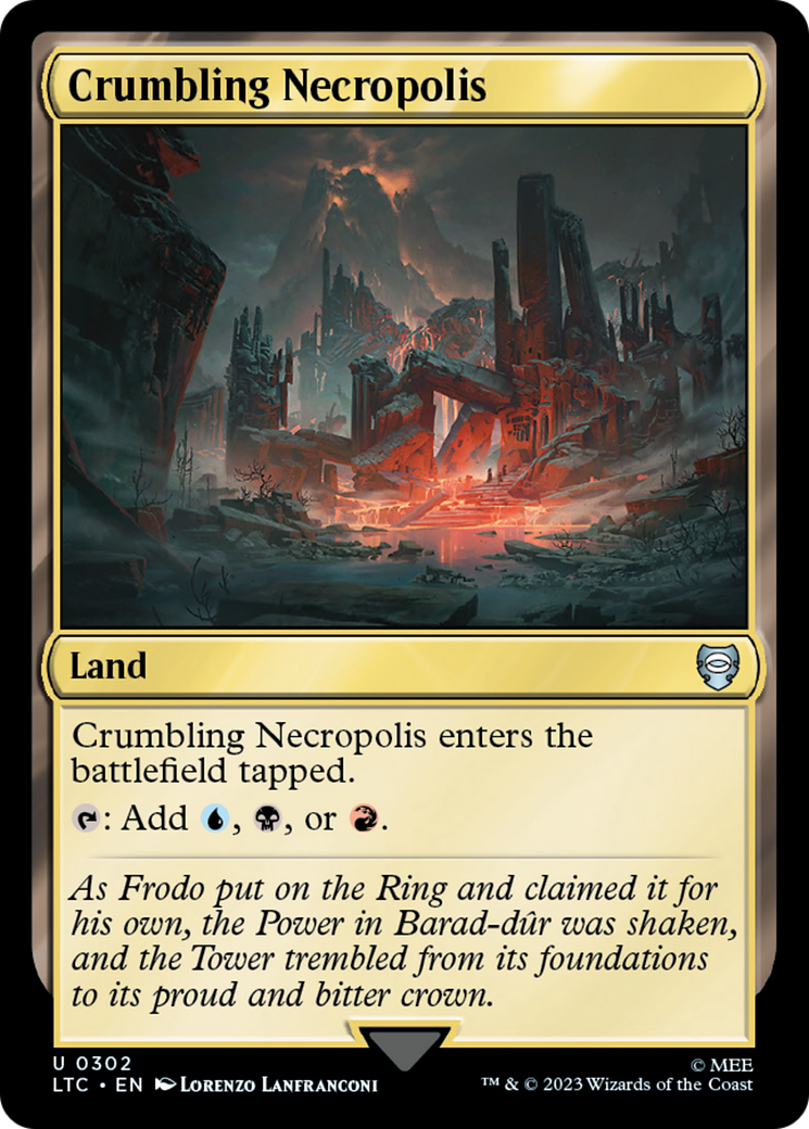 Crumbling Necropolis [The Lord of the Rings: Tales of Middle-Earth Commander] | Gate City Games LLC