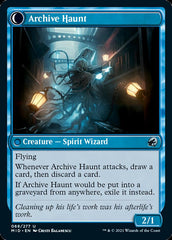 Overwhelmed Archivist // Archive Haunt [Innistrad: Midnight Hunt] | Gate City Games LLC