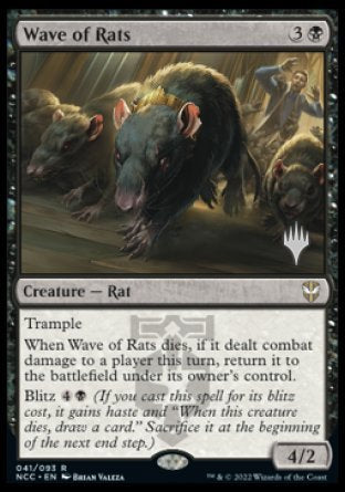 Wave of Rats (Promo Pack) [Streets of New Capenna Commander Promos] | Gate City Games LLC