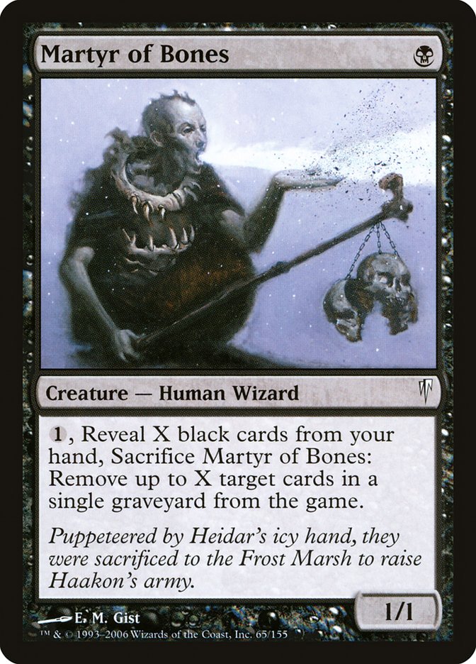 Martyr of Bones [Coldsnap] | Gate City Games LLC