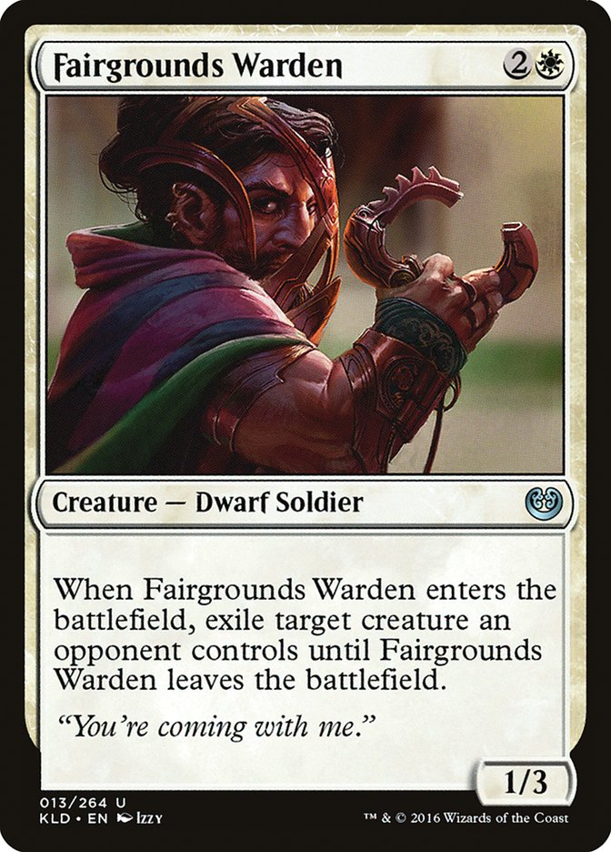 Fairgrounds Warden [Kaladesh] | Gate City Games LLC