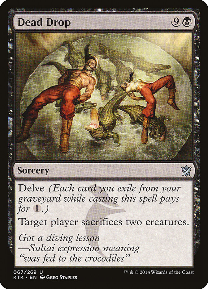 Dead Drop [Khans of Tarkir] | Gate City Games LLC