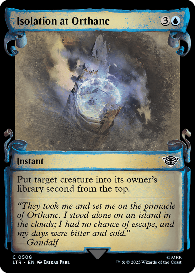 Isolation at Orthanc [The Lord of the Rings: Tales of Middle-Earth Showcase Scrolls] | Gate City Games LLC