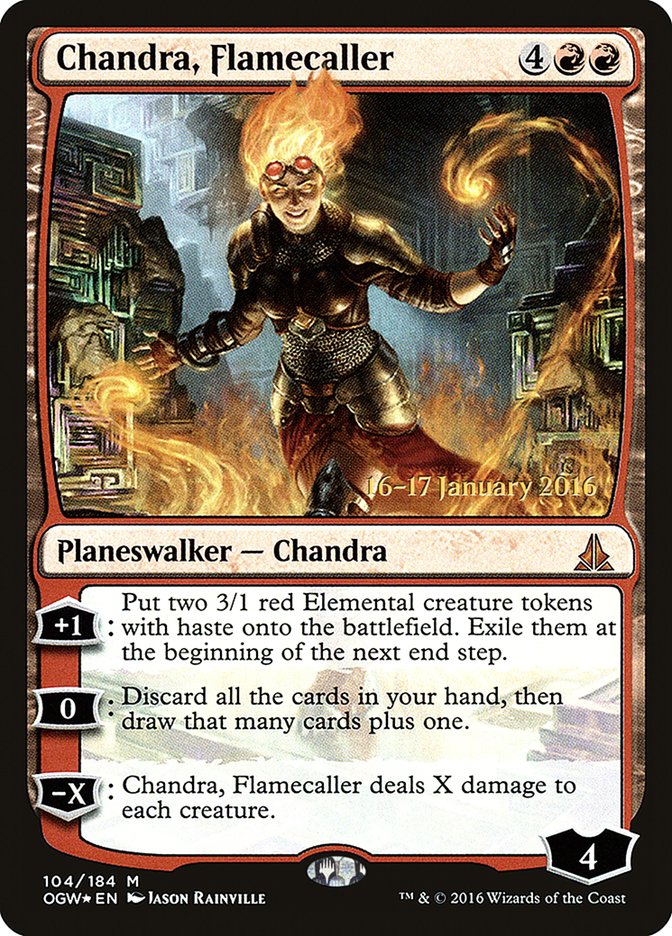 Chandra, Flamecaller [Oath of the Gatewatch Prerelease Promos] | Gate City Games LLC
