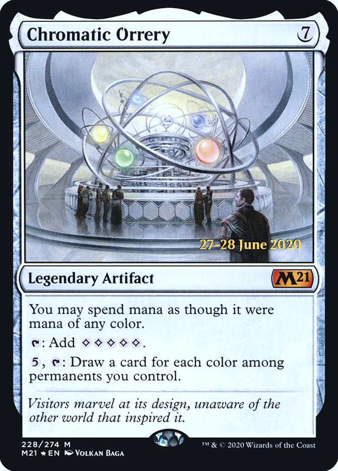 Chromatic Orrery [Core Set 2021 Prerelease Promos] | Gate City Games LLC