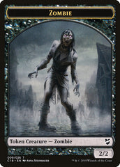 Manifest // Zombie Double-Sided Token [Commander 2018 Tokens] | Gate City Games LLC