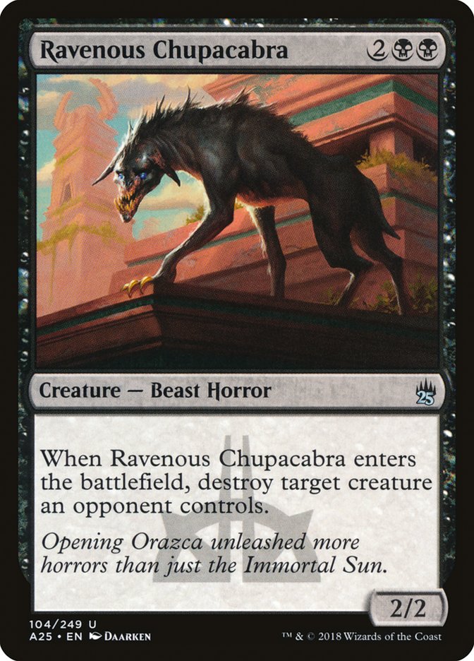 Ravenous Chupacabra [Masters 25] | Gate City Games LLC