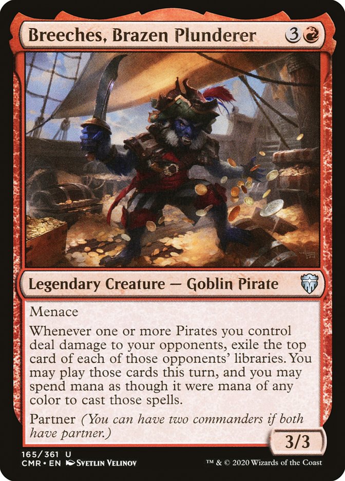 Breeches, Brazen Plunderer [Commander Legends] | Gate City Games LLC