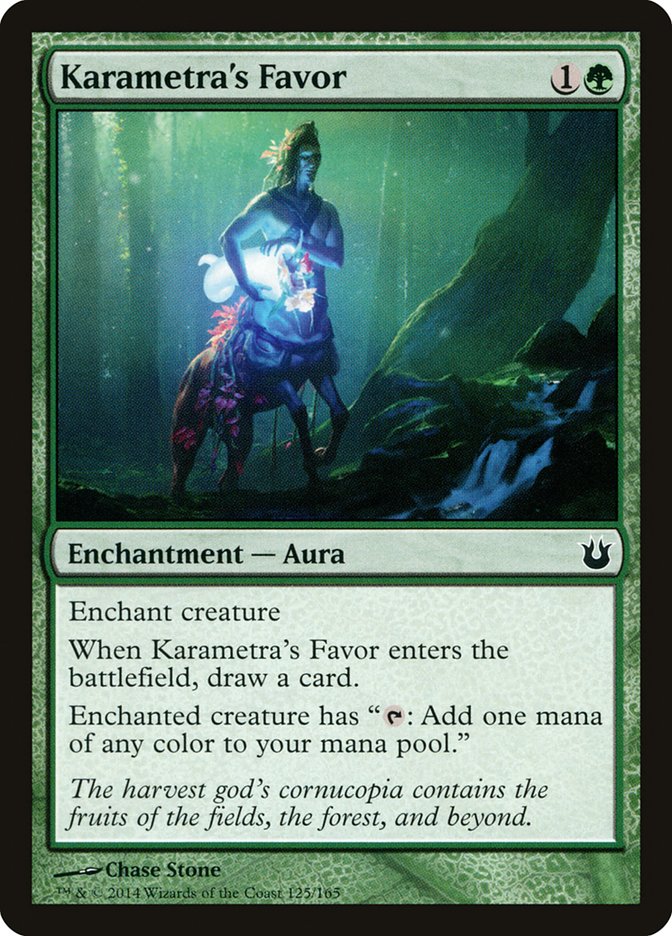 Karametra's Favor [Born of the Gods] | Gate City Games LLC