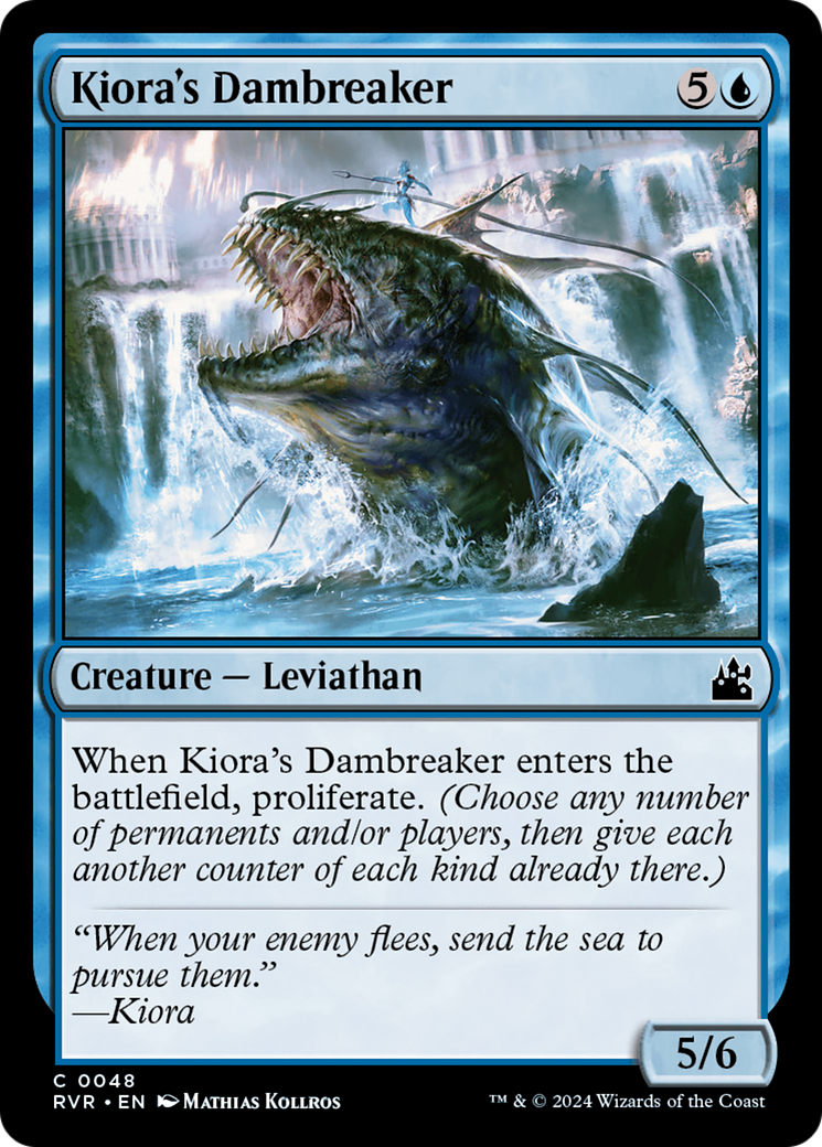 Kiora's Dambreaker [Ravnica Remastered] | Gate City Games LLC