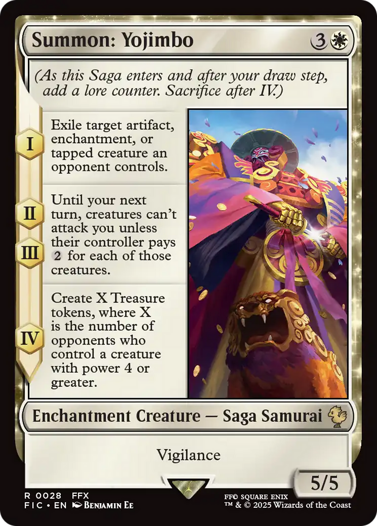 Summon: Yojimbo [FINAL FANTASY Commander] | Gate City Games LLC