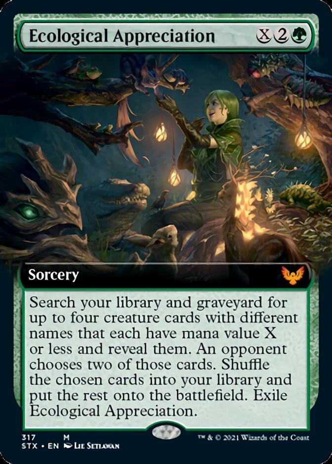 Ecological Appreciation (Extended Art) [Strixhaven: School of Mages] | Gate City Games LLC
