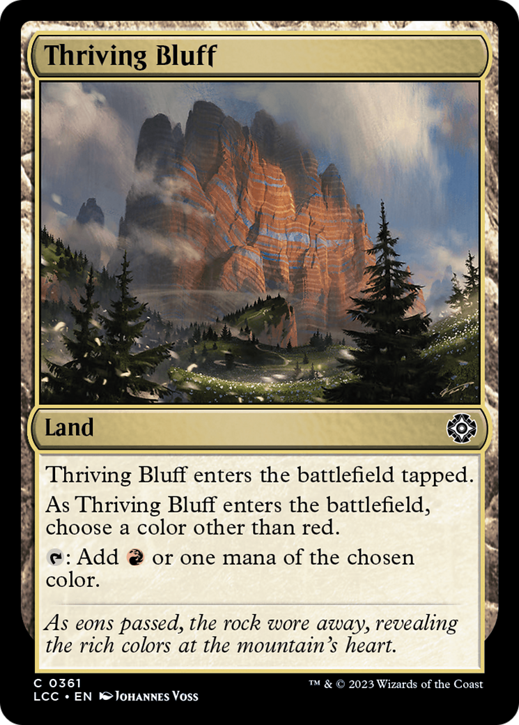 Thriving Bluff [The Lost Caverns of Ixalan Commander] | Gate City Games LLC