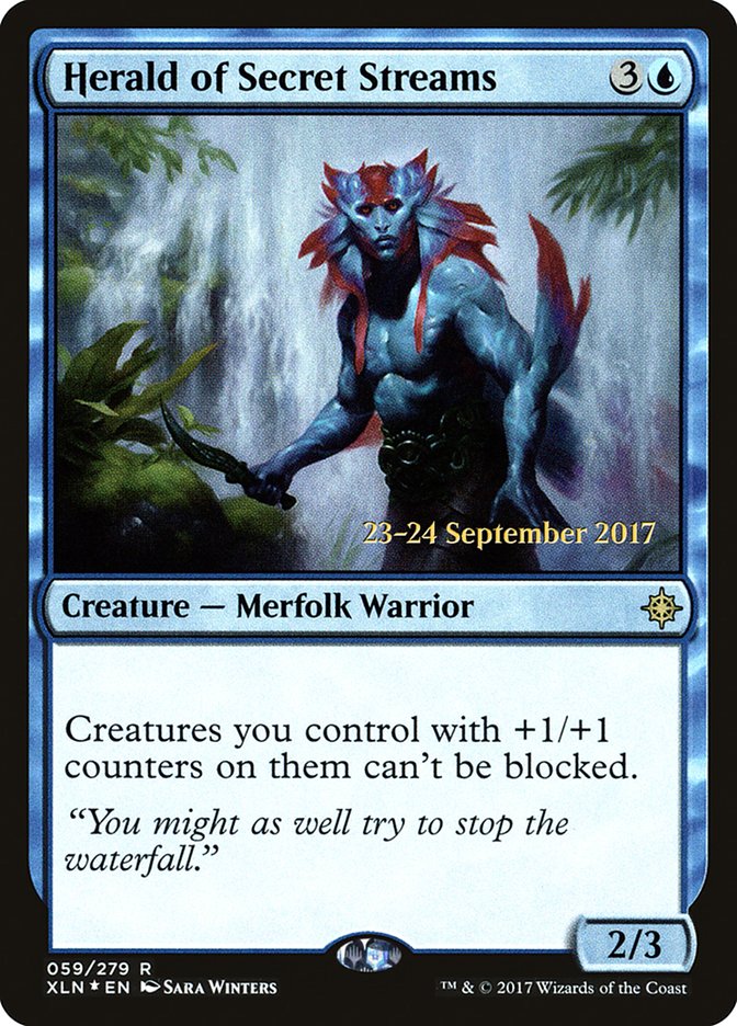 Herald of Secret Streams [Ixalan Prerelease Promos] | Gate City Games LLC