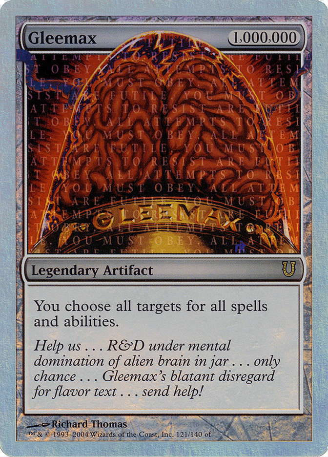 Gleemax (Alternate Foil) [Unhinged] | Gate City Games LLC