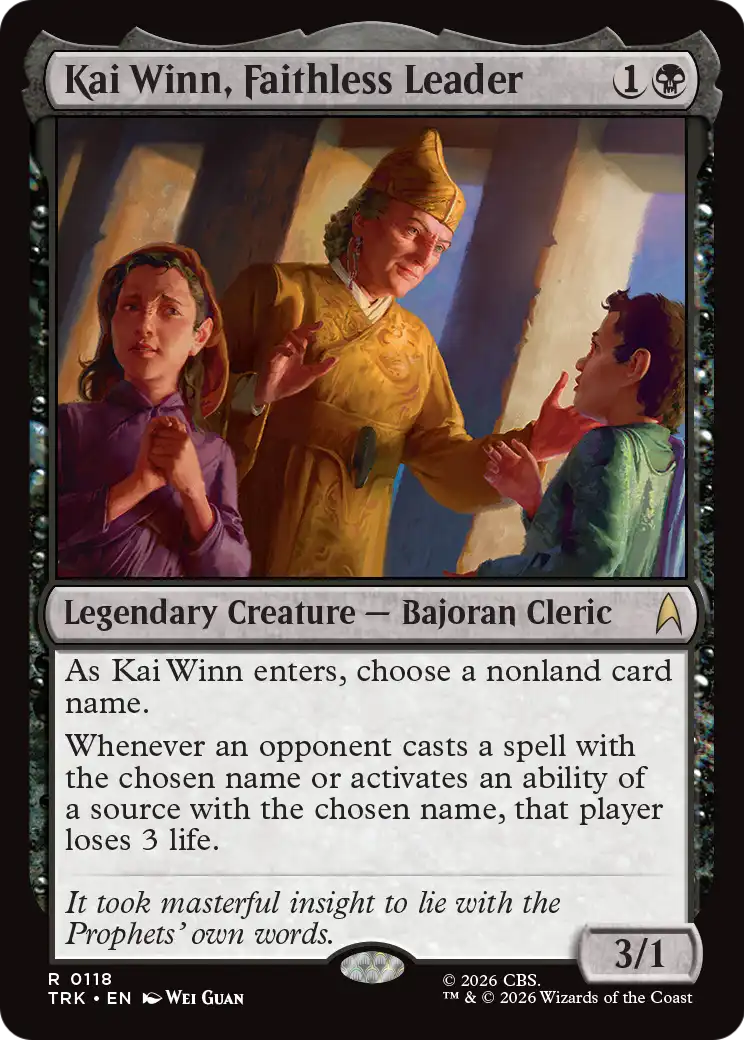 Kai Winn, Faithless Leader [Star Trek] | Gate City Games LLC