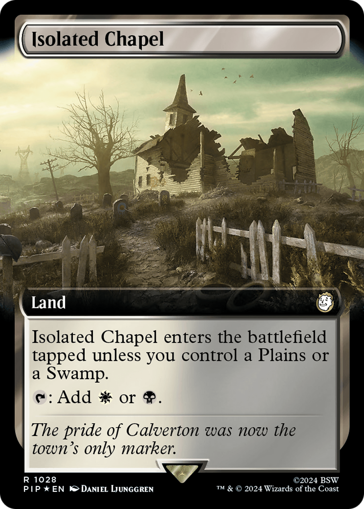 Isolated Chapel (Extended Art) (Surge Foil) [Fallout] | Gate City Games LLC