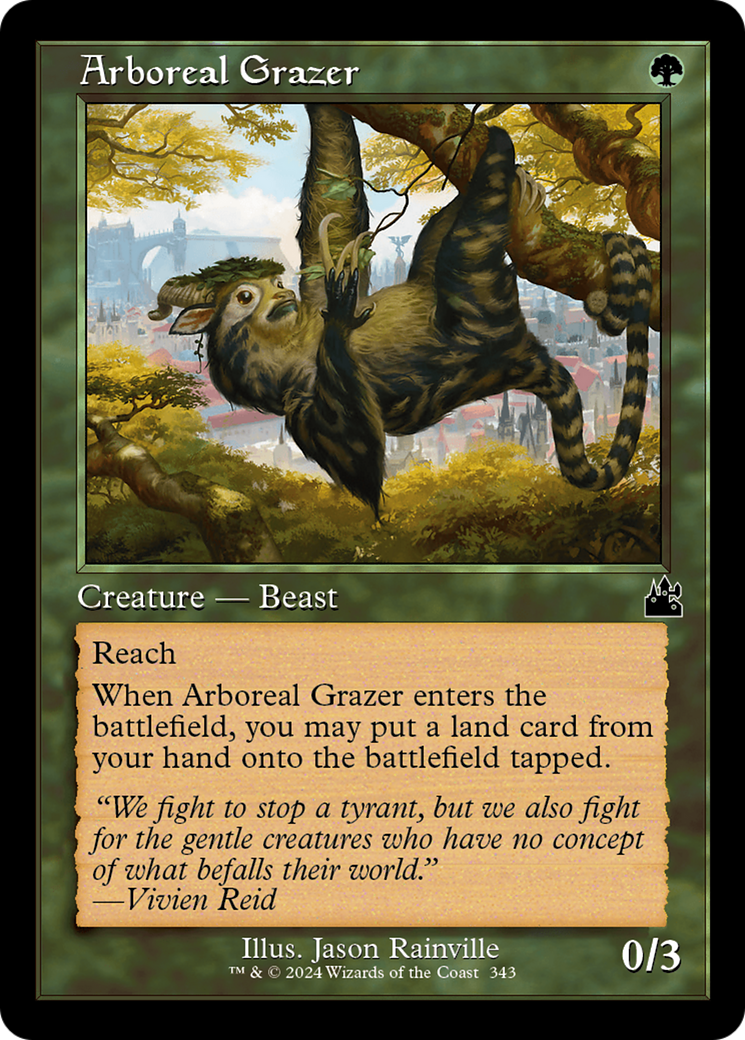 Arboreal Grazer (Retro Frame) [Ravnica Remastered] | Gate City Games LLC