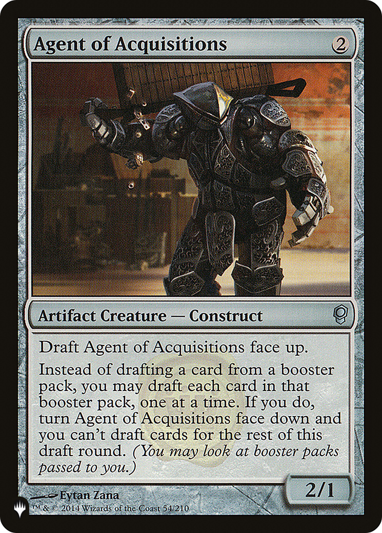 Agent of Acquisitions [The List Reprints] | Gate City Games LLC