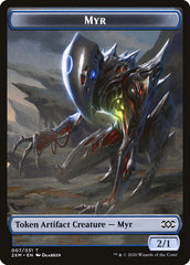Eldrazi Spawn // Myr (007) Double-Sided Token [Double Masters Tokens] | Gate City Games LLC