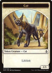 Resilient Khenra // Cat Double-Sided Token [Hour of Devastation Tokens] | Gate City Games LLC