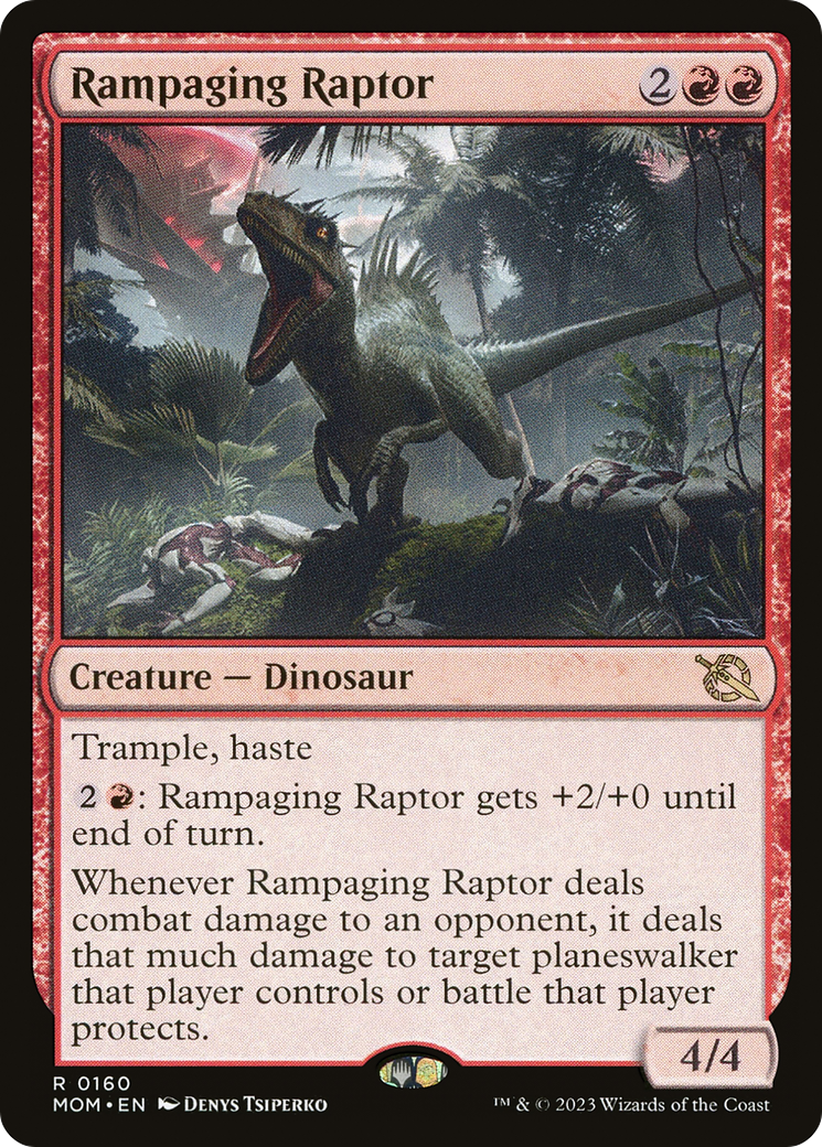 Rampaging Raptor [March of the Machine] | Gate City Games LLC