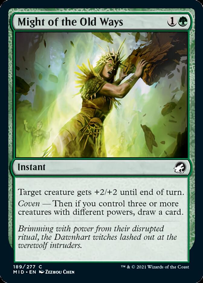 Might of the Old Ways [Innistrad: Midnight Hunt] | Gate City Games LLC